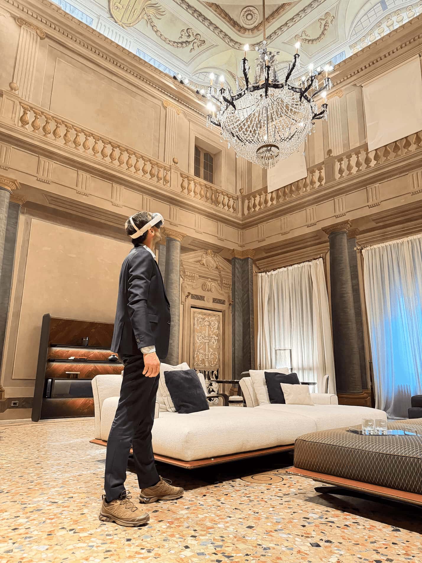 Ambiente Bentley Home digitalizzato in XR